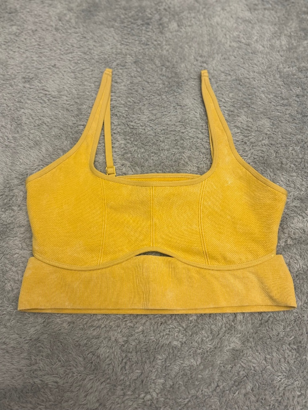Women's Yellow Aerie Open Back Cutout Bralette